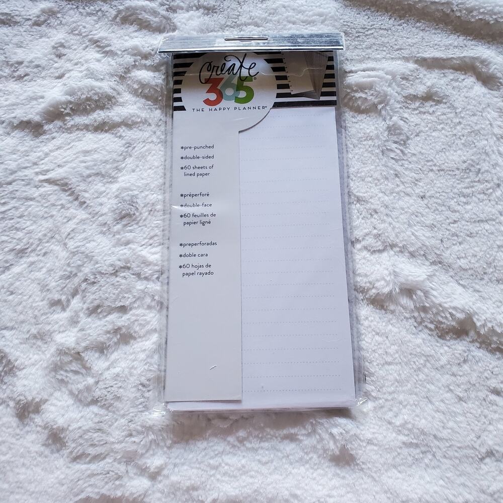The Happy Planner Half Sheets Classic Notes List